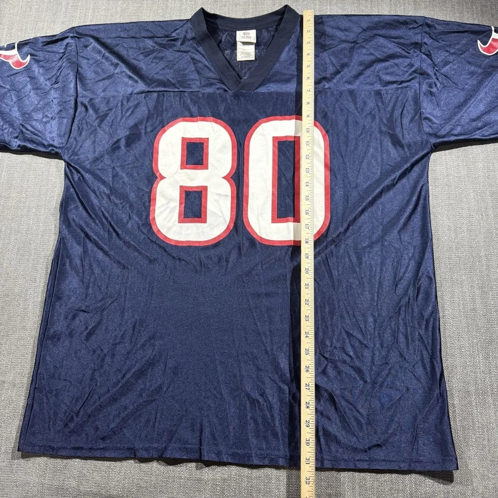 Houston Texans Jersey Mens 2XL Blue NFL Andre Johnson 80 NFL Team Apparel